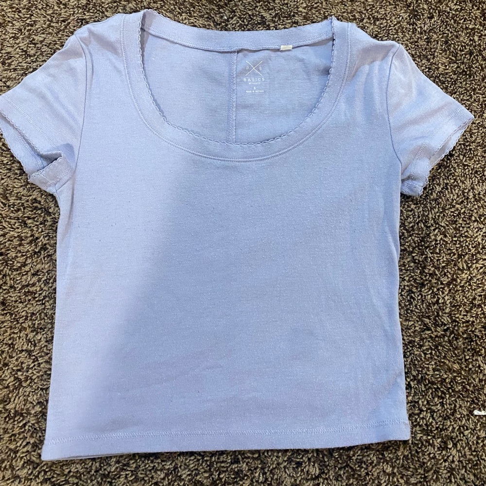 PacSun basic purple top